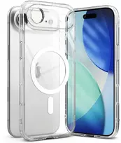Ringke Fusion Magnetic MagSafe dėklas skirtas Apple iPhone 17 Air – skaidrus