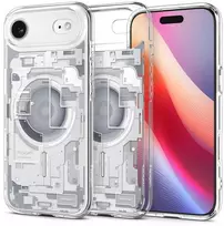 Spigen Ultra Hybrid MagSafe dėklas skirtas Apple iPhone 17 Air Zero One – baltos spalvos