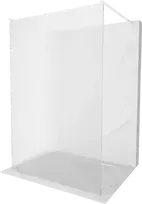 Walk-in dušo sienelė Mexen Kioto, Baltas, matinis stiklas, 120 x 200 cm