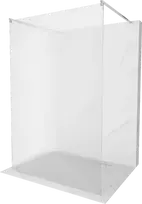 Walk-in dušo sienelė Mexen Kioto, Brushed chrome, matinis stiklas, 120 x 200 cm