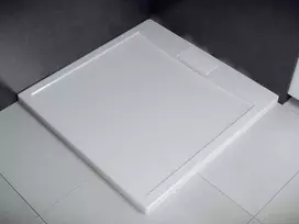 Kvadratinis dušo padėklas Besco Axim UltraSlim, 90 x 90 x 4,5 cm
