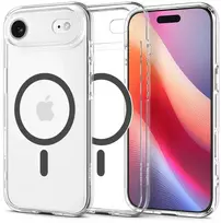 Spigen Ultra Hybrid MagSafe dėklas skirtas Apple iPhone 17 Air – skaidrus pilkos spalvos