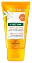 Klorane Polysianes Sublime Face Sun Kreminis Spf30 veido kremas nuo saulės 50ml