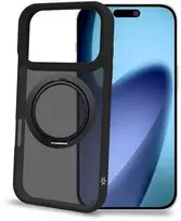 Celly „Magstand“ su „MagSafe“ suderinamas dėklas su žiedo laikikliu „iPhone 17 Pro“, juodas