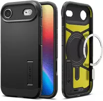 Spigen Tough Armor 'T' MagSafe dėklas skirtas Apple iPhone 17 Air – juodos spalvos