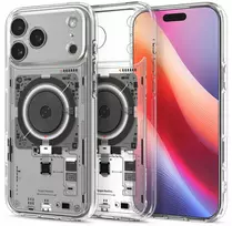 Spigen Ultra Hybrid MagSafe Neo One dėklas skirtas Apple iPhone 17 Pro - skaidrus