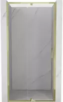 Dušo durys Mexen Exo, varstomos, 120 cm, transparent/auksinis