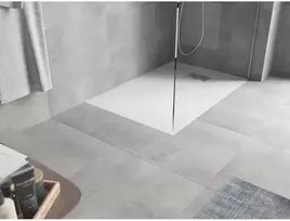 Stačiakampis dušo padėklas Mexen Hugo SMC, 90 x 70 cm, Baltas+Inox