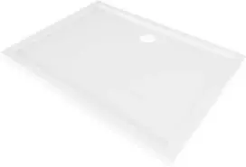 Dušo padėklas Mexen Flow Slim, stačiakampis, 80 x 110 cm, Baltas gloss