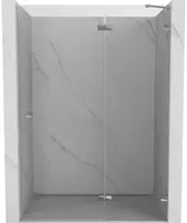 Dušo durys Mexen Lunar, dešininės, 140 cm, transparent/chrome