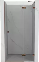 Dušo durys Mexen Lunar, dešininės, 110 cm, transparent/rose auksinis