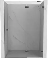 Dušo durys Mexen Lunar, dešininės, 130 cm, transparent/gun metal