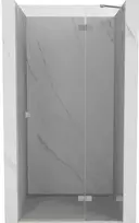 Dušo durys Mexen Lunar, dešininės, 80 cm, transparent/brushed nickel