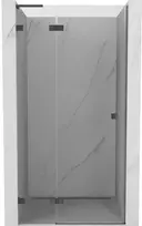 Dušo durys Mexen Lunar L, kairė, 100 cm, transparent/gun metal