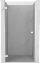 Dušo durys Mexen Lunar-B, kairė, 90 cm, transparent/baltas