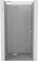 Dušo durys Mexen Lunar L, kairė, 100 cm, transparent/brushed nickel