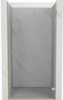 Dušo durys Mexen Lunar-B, dešinė, 70 cm, transparent/auksinis