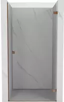Dušo durys Mexen Lunar-B, dešinė, 70 cm, transparent/rose auksinis