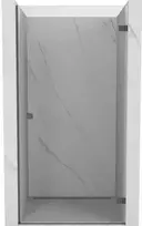 Dušo durys Mexen Lunar-B, dešinė, 65 cm, transparent/brushed gun pilka