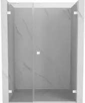 Dušo durys Mexen Lunar-B, dešinė, 150 cm, transparent/baltas