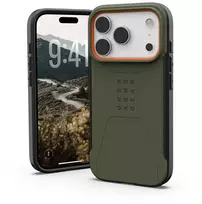 Urban Armor Gear Dėklas UAG Civilian Magsafe,Olive/Oranžinis - iPhone 17 Pro