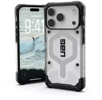 Urban Armor Gear Dėklas UAG Pathfinder Clear Magsafe,Ice/Sidabrinis - iPhone 17 Pro