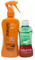 Babaria Aloe Purškiklis Protector Spf50, 200 ml Purškiklis Balsamo After Sun 1u