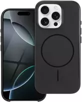 Oem Originalus „iPhone 17 Pro / 18 Pro“ dėklas (žemas kameros kraštas), blizgus „Mag“ dėklas, suderinamas su „MagSafe“ (juodas)
