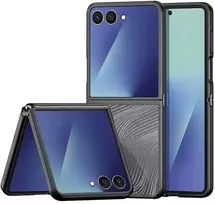 Dux Ducis Aimo dėklas skirtas Samsung Galaxy Z Flip7 – juodos spalvos
