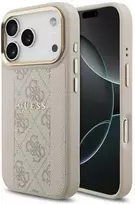 Dėklas Guess 4G Stripe MagSafe skirtas Apple iPhone 17 Pro rožinės spalvos