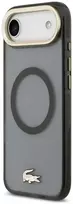 Lacoste PC/TPU Frosted Finish Gold Logo MagSafe dėklas skirtas Apple iPhone Air juodos spalvos
