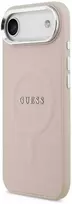 Guess PU Saffiano MagSafe dėklas skirtas Apple iPhone Air rožinės spalvos