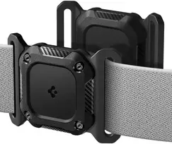 Spigen Tough Armor Pet Collar AirTag 1/2 Dėklas – juodos spalvos