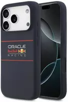 Red Bull Raudona Bull Raudona Bull Silicone Horizontal Centered Logo MagSafe dėklas skirtas Apple iPhone 17 Pro Navy mėlynos spalvos