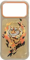 „Nimmy Tiger MagSafe“ dėklas, skirtas „iPhone 17 Pro Max“ – šviesiai rudas