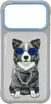 „Nimmy Glasses Cool“ dėklas, skirtas „iPhone 17 Pro“ – pilkas
