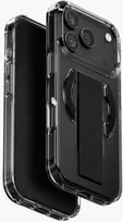 UNIQ Heldro Air Dėklas skirtas Apple iPhone 17 Pro Magclick Charging juodos spalvos