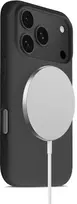 „Crong Color Cover Magnetic“ dėklas „MagSafe iPhone 17 Pro“ (juodas)