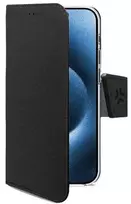 Celly WALLY, Piniginės dėklas, Apple, iPhone 17 Pro, 16 cm (6,3"), Juodas