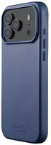 Mujjo Odinis dėklas for iPhone 17 Pro Max - Monaco Mėlyna