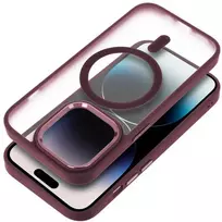 Oem Originalus „iPhone 17 Pro / 18 Pro“ dėklas (žemas kameros kraštas), matinis „Mag“ dėklas, suderinamas su „MagSafe“, raudonas