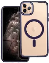 Dėklas Oem Case for iPhone 12 / 12 PRO Color Edge Mag Cover compatible with MagSafe violetinė