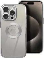 Dėklas Oem Case for iPhone 17 PRO MAX Glam sidabrinis