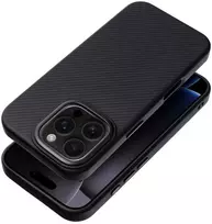 Oem Originalus „iPhone 16e“ (SE 4 2025) / 17e dėklas „Carbon Elite Mag Cover“, suderinamas su „MagSafe“ (juodas)