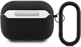 Lacoste Petit Pique Croc Logo Patch dėklas skirtas AirPods Pro 2 juodos spalvos