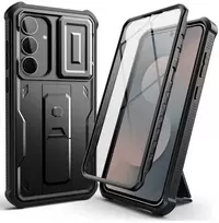 Dėklas Tech-Protect Kevlar Cam+ Galaxy S25 FE juodas