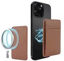 Dėklas Musthavz Vegan Leather Wallet MagSafe, ruda