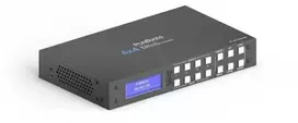 Dėklas „PureTools PT-MA-HD44M“, AV matricos perjungiklis, 18Gbit/s, DTS, LPCM, PCM, Juoda, Plienas, Mygtukai