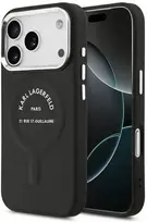 Karl Lagerfeld Karl RSG Logo MagSafe dėklas skirtas Apple iPhone 17 Pro juodos spalvos