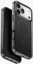 UNIQ Clario dėklas skirtas Apple iPhone 17 Pro Max Magclick Charging juodos spalvos